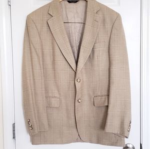 JoS A Bank Light Tan Wool blend jacket